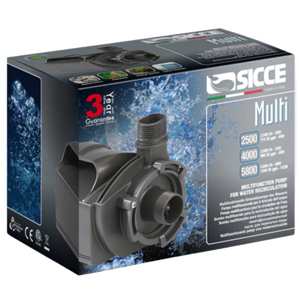 Sicce Multi Quiet Pump 2500 - 715gph
