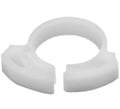 Plastic Snapper Hose Clamp 3/4" - WHITE - 50 Count