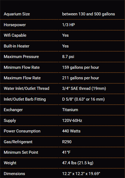Teco TK2000 1/3 HP w/ Heater  - 130 to 500 Gal.