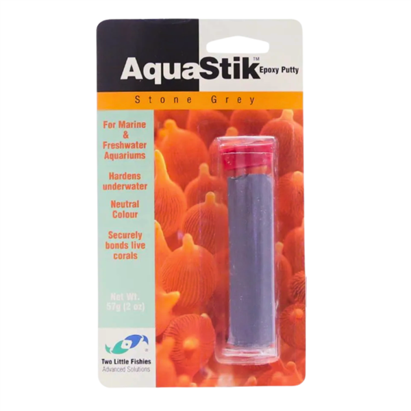 Two Little Fishies AquaStik Stone Grey Epoxy 2oz