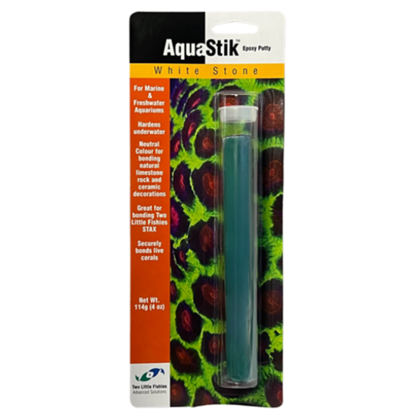 Two Little Fishies AquaStik White Stone Coral Epoxy 4oz