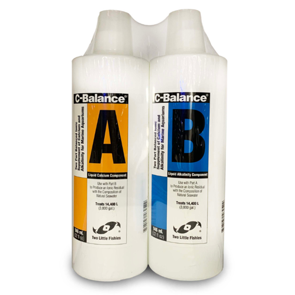 Two Little Fishies C-Balance 2 Part Calcium Supplement 32oz Set