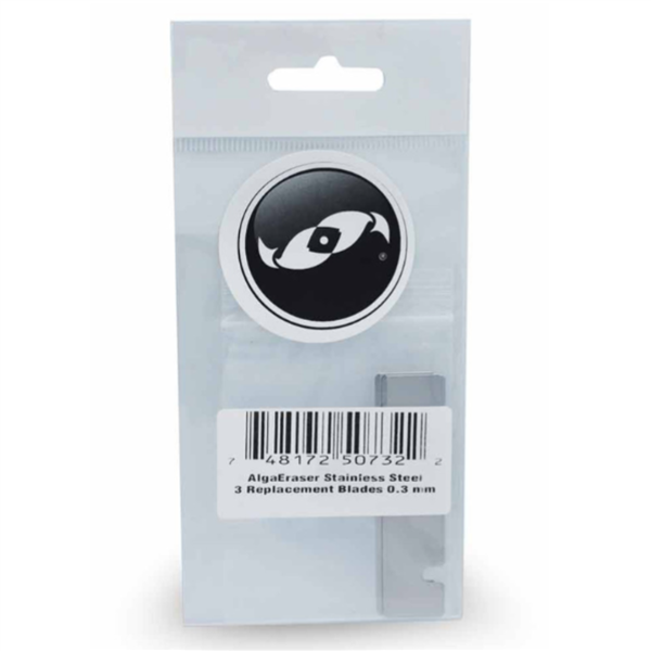 Two Little Fishies AlgaEraser Replacement Stainless Steel Blades Set of 3 (0.3mm thick)