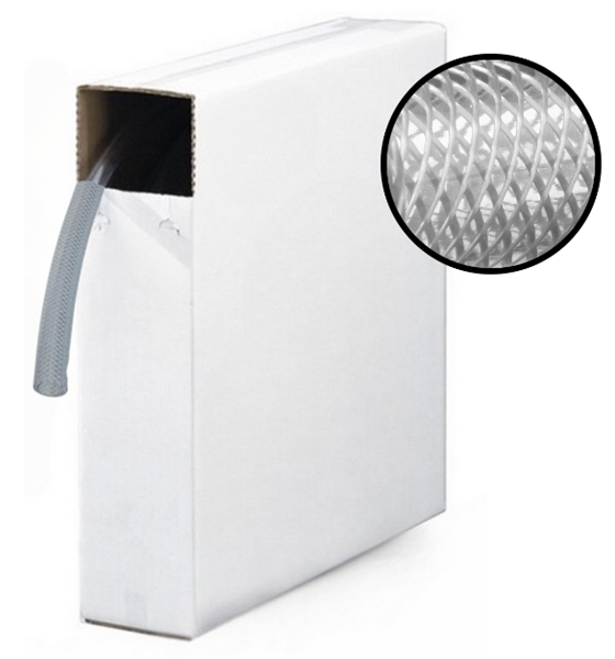 UDP Braided VInyl Tubing - 3/4" ID x 1" OD -  50 Ft. Box