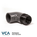 VCA Multidapter 25-30mm Pipe Socket to 3/4" Loc-Line Adapter