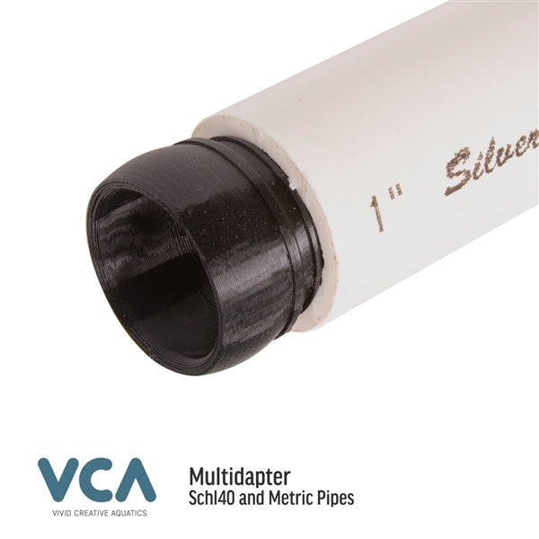 VCA Multidapter 25-30mm Pipe Socket to 1" Modular Hose Adapter Loc-Line Adapter