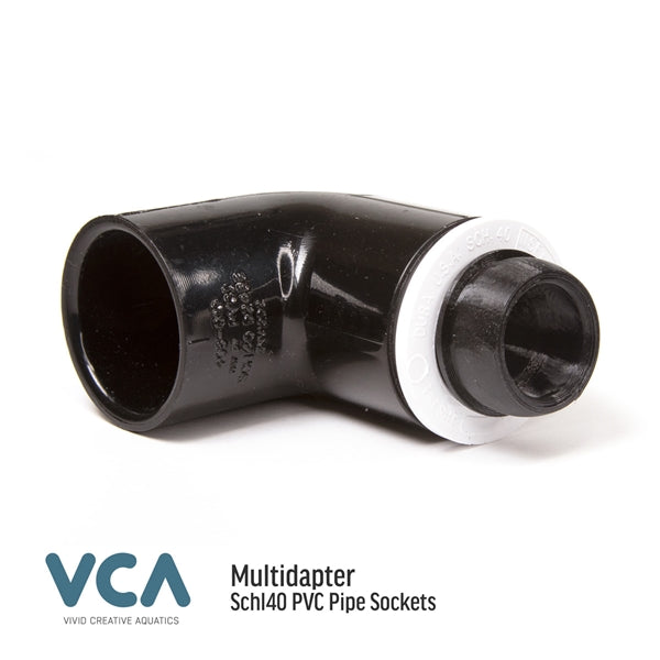 VCA Multidapter 25-30mm Pipe Socket to 1" Modular Hose Adapter Loc-Line Adapter