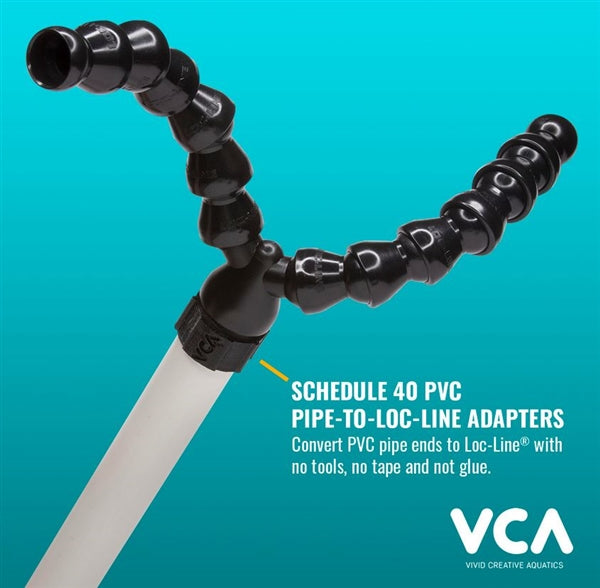 VCA 3/4" Pipe to 3/4" Loc-Line Pipe Adapter