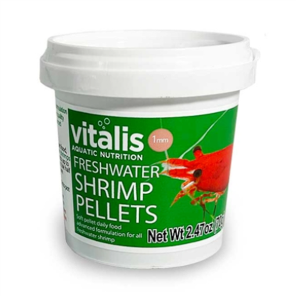 Vitalis Nutrition Freshwater Shrimp Soft Pellets 2.47oz (70g) - 1mm
