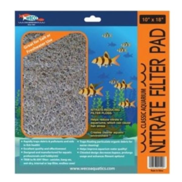 Weco Nitrate Filter Pad 10" x 18"