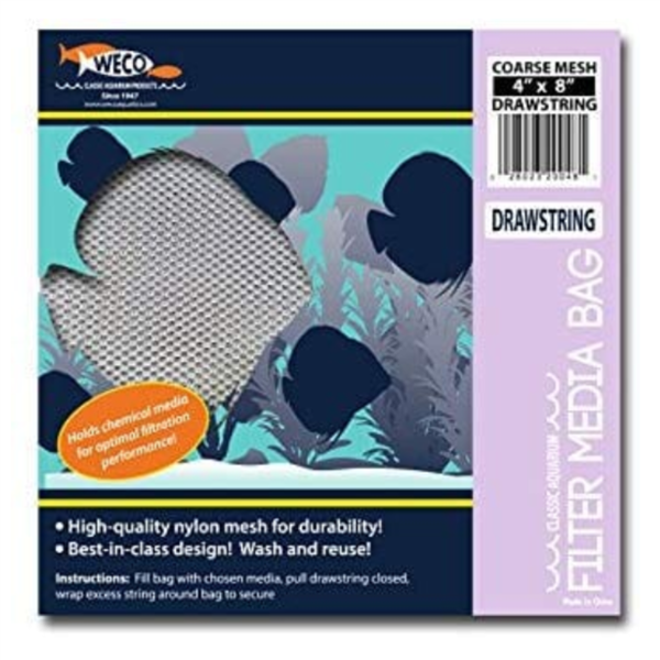 Weco Drawstring Media Bag Coarse, 4" x 8"