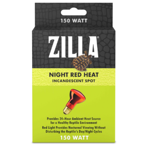 Zilla Night Red Incandescent Spot Basking Bulb 150 Watt