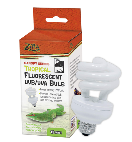 Zilla Canopy Series Flourescent Bulb - Tropical 13W