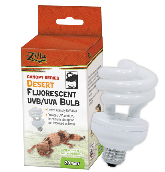 Zilla Canopy Series Flourescent Bulb - Desert 20W