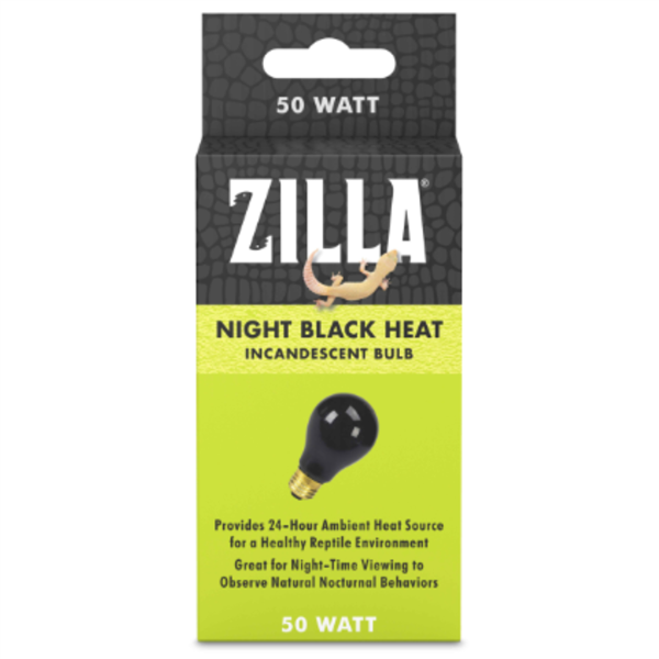 Zilla Night Black Heat Incandescent Bulb 50 Watt