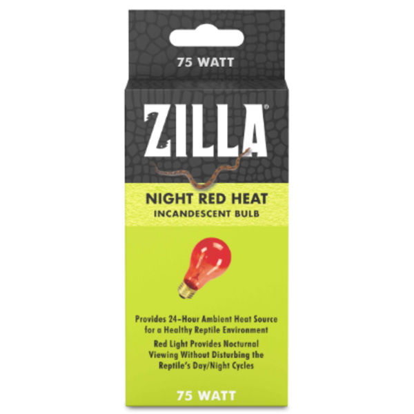 Zilla Night Red Heat Incandescent Bulb 75 Watt