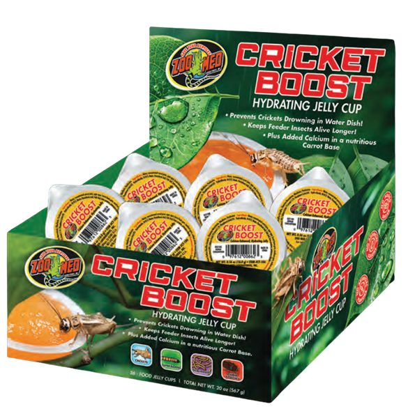 ZooMed Cricket Boost Jelly Cups - 36 Cups