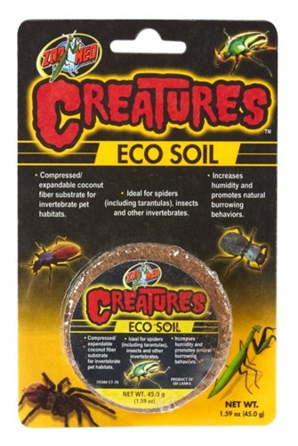 ZooMed Creatures Eco Soil (coconut fiber puck)