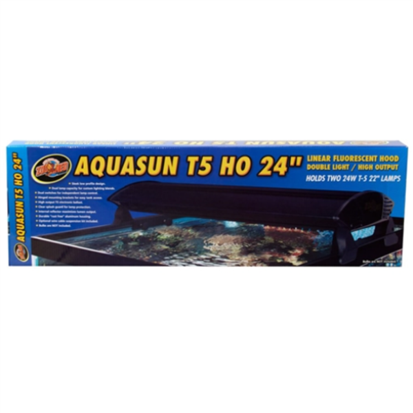 ZooMed AquaSun Dual T-5 HO Hood 24"