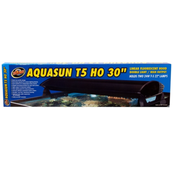 ZooMed AquaSun Dual T-5 HO Hood 30"