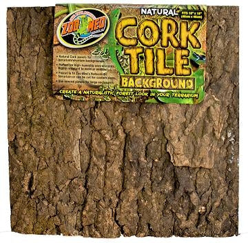 ZooMed Natural Cork Tile Background (18"x18")