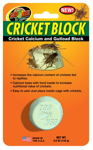 ZooMed Cricket Block - Cricket Calcium and Gutload Block