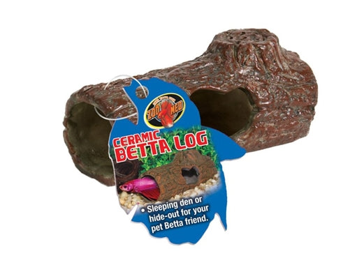 ZooMed Betta Log - Ceramic Hide Log (4.25")