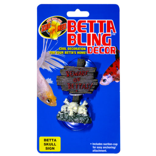 ZooMed Betta Bling - Skull Sign