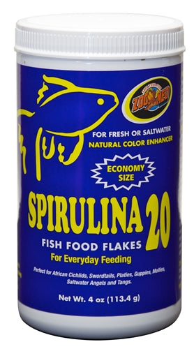 ZooMed Spirulina 20 Flakes 4oz