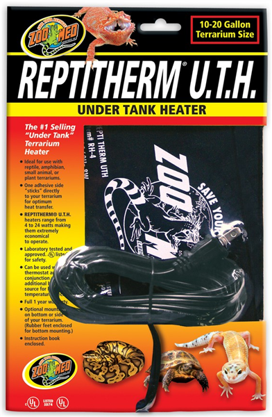 ZooMed ReptiTherm U.T.H. (10-20 Gal) 6" x 8"