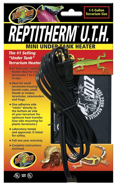 ZooMed ReptiTherm Mini U.T.H. (1-5 Gal) 4" x 5"