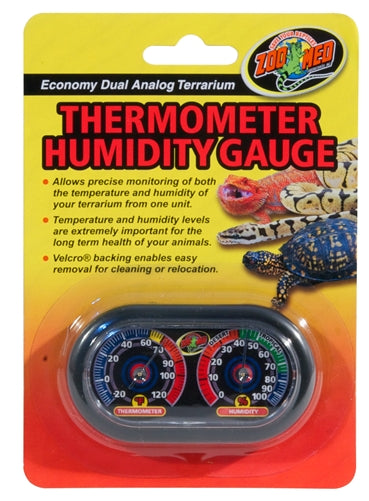 ZooMed Economy Dual Analog Therm/Humid Gauge