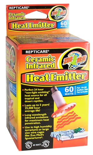 ZooMed ReptiCare Ceramic Infrared Heat Emitter 60 Watt