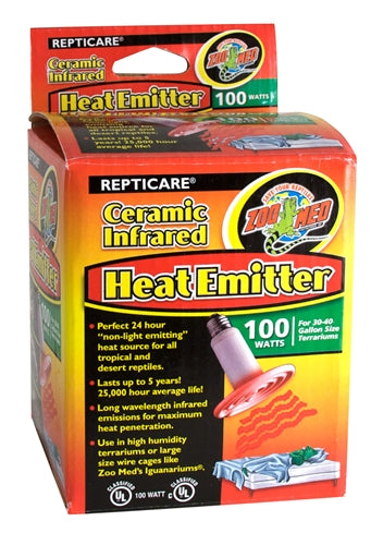 ZooMed ReptiCare Ceramic Infrared Heat Emitter 100 Watt