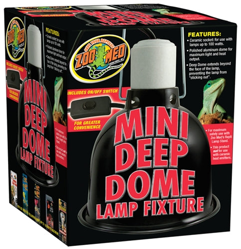 ZooMed Mini Deep Dome Lamp Fixture