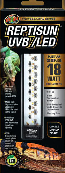 ZooMed Reptisun UVB / LED Gen2 - 18 Watt