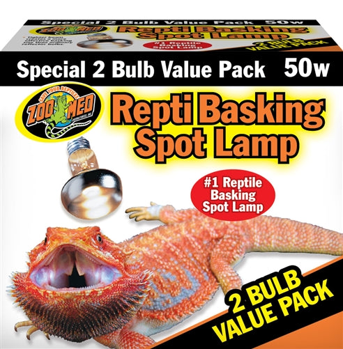 ZooMed Repti Basking Spot Lamp Value Pack (2 pack) 50 Watt
