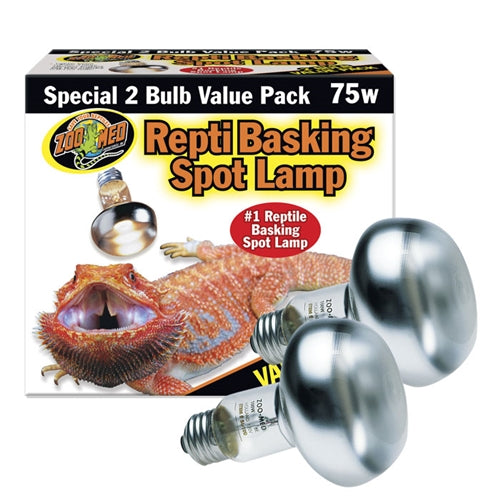 ZooMed Repti Basking Spot Lamp Value Pack (2 pack) 75 Watt