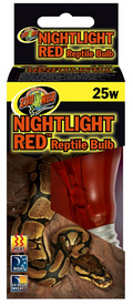ZooMed Nightlight Red Reptile Bulb 25 Watt
