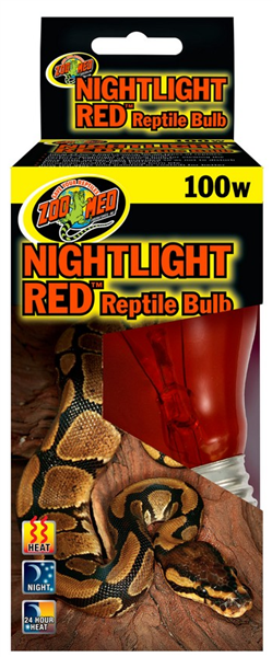 ZooMed Nightlight Red Reptile Bulb 100 Watt