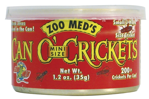 ZooMed Can O' Crickets Mini Size (200/can)