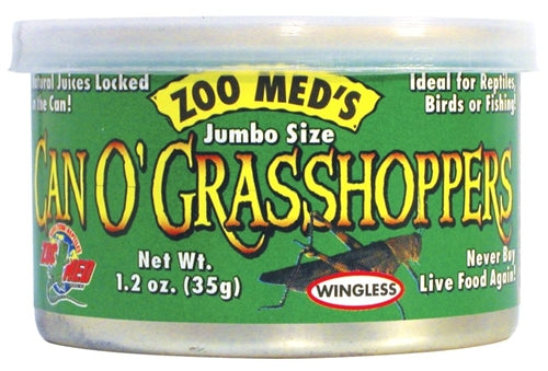 ZooMed Can O' Grasshoppers (X-Large - 20/can) 1.2oz