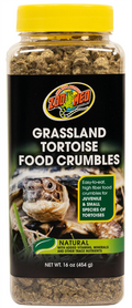 ZooMed Grassland Tortoise Food Crumbles 16oz