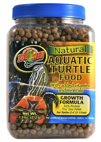 ZooMed Natural Aquatic Turtle Food - Growth Formula 7.5oz