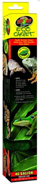 ZooMed Eco Carpet (Recycled Carpet) 18"x36" GREEN